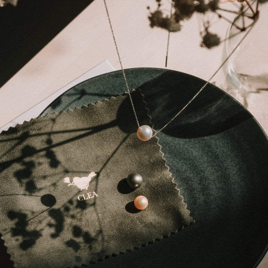 Nature|3色Akoya單顆珍珠項鍊組