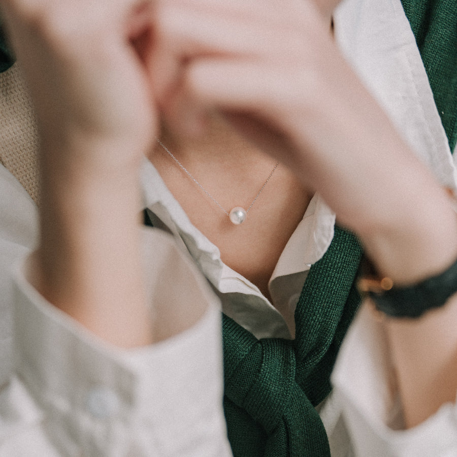 Avery|Akoya單顆珍珠項鍊