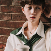 Monique|南洋珠單顆黑珍珠項鍊