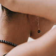 Cleo|Akoya黑珍珠垂墜耳環