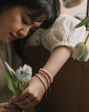 Julia|白色珍珠手鍊