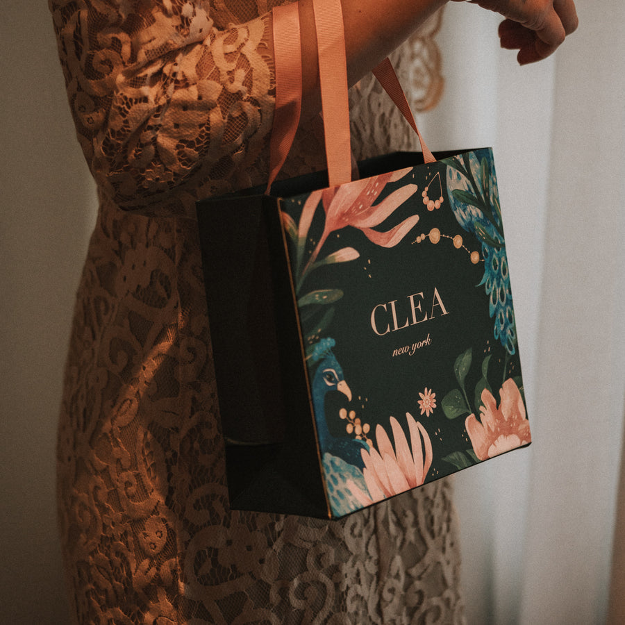 Cleo|Akoya黑珍珠垂墜耳環