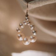 Lola|小花圈珍珠耳環