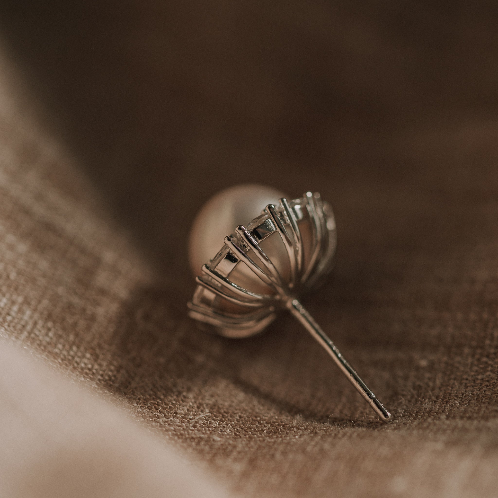 Inez|Akoya珍珠耳環