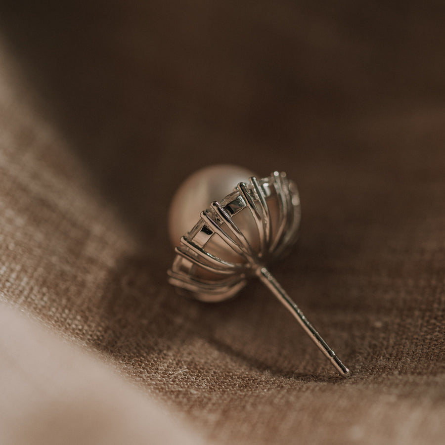 Inez|Akoya珍珠耳環