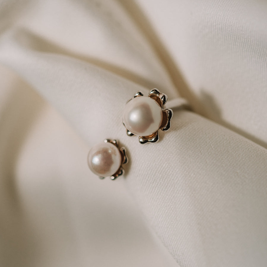 Dahlia|Akoya珍珠戒指