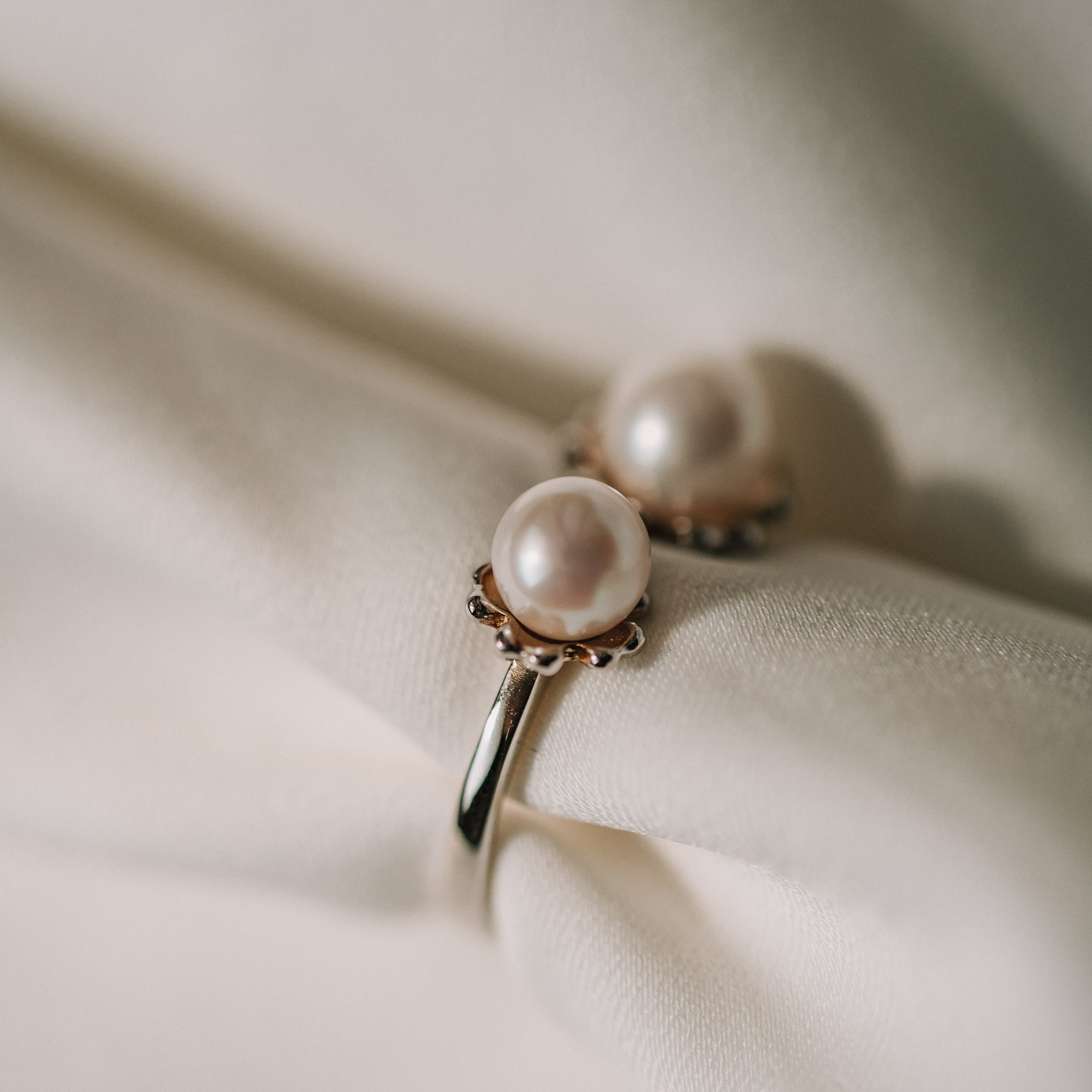 Dahlia|Akoya珍珠戒指