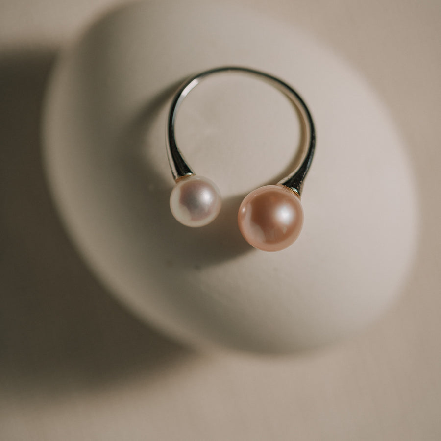 Abigail|雙珍珠戒指