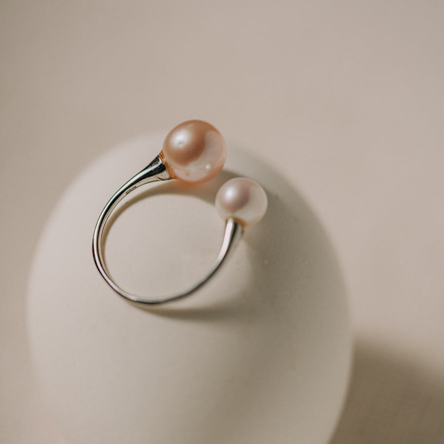 Abigail|雙珍珠戒指