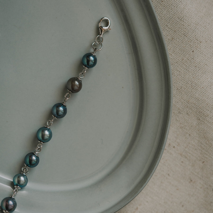 Alzena C.|Akoya黑珍珠手鍊