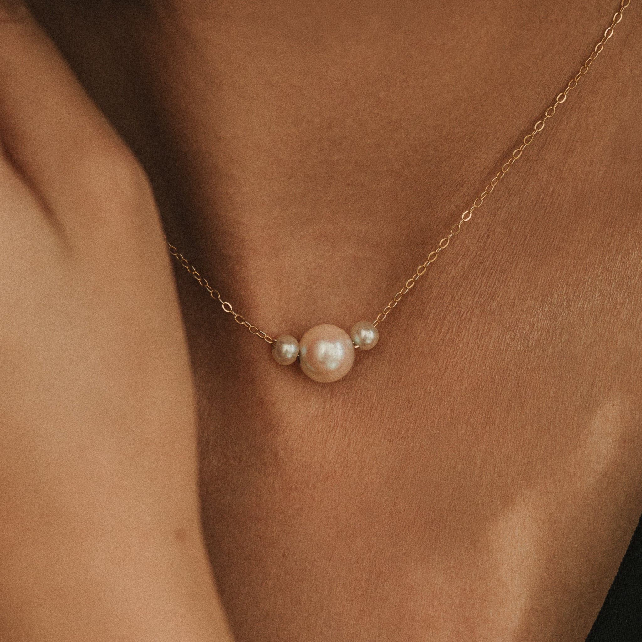 Avery's Wish|Akoya三顆珍珠項鍊