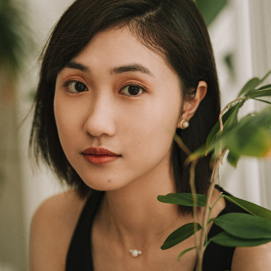 Avery's Wish|Akoya三顆珍珠項鍊