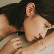 Avery's Garden|Akoya珍珠小花耳環