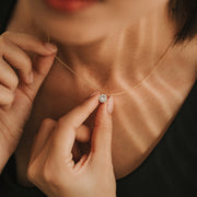 Lena|頂級鋯石純銀單鑽項鍊