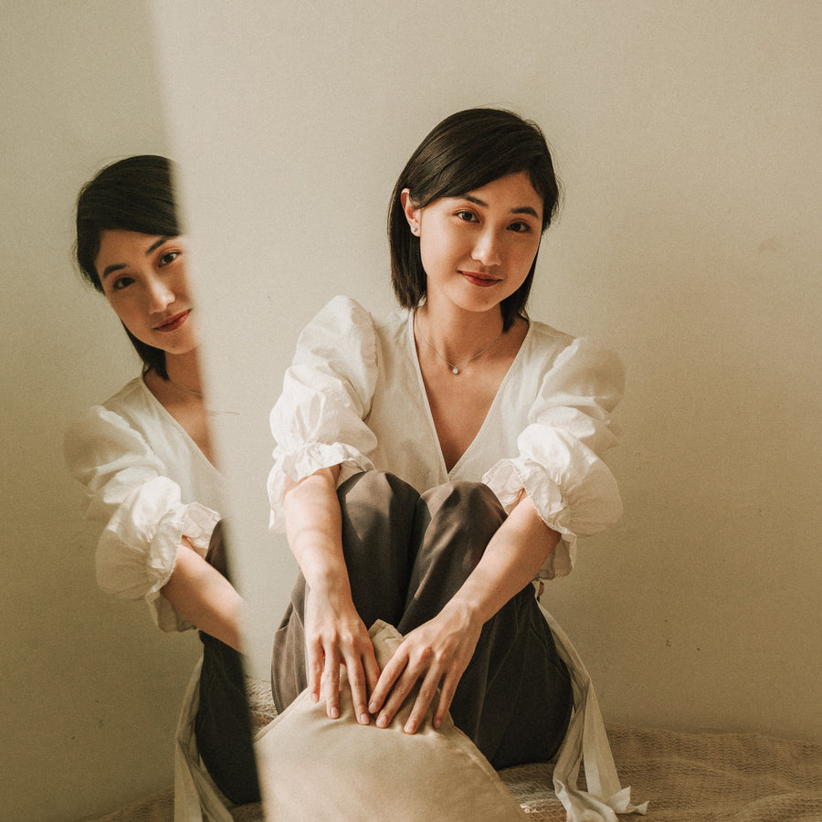 Lena|頂級鋯石純銀單鑽項鍊