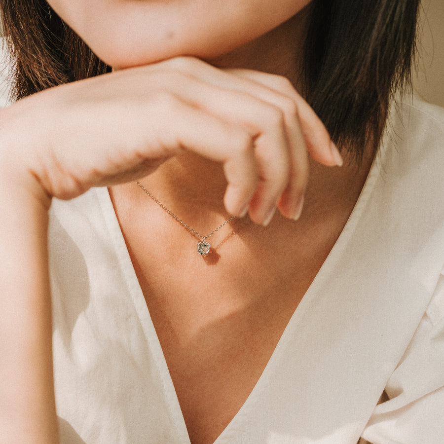 Lena|頂級鋯石純銀單鑽項鍊