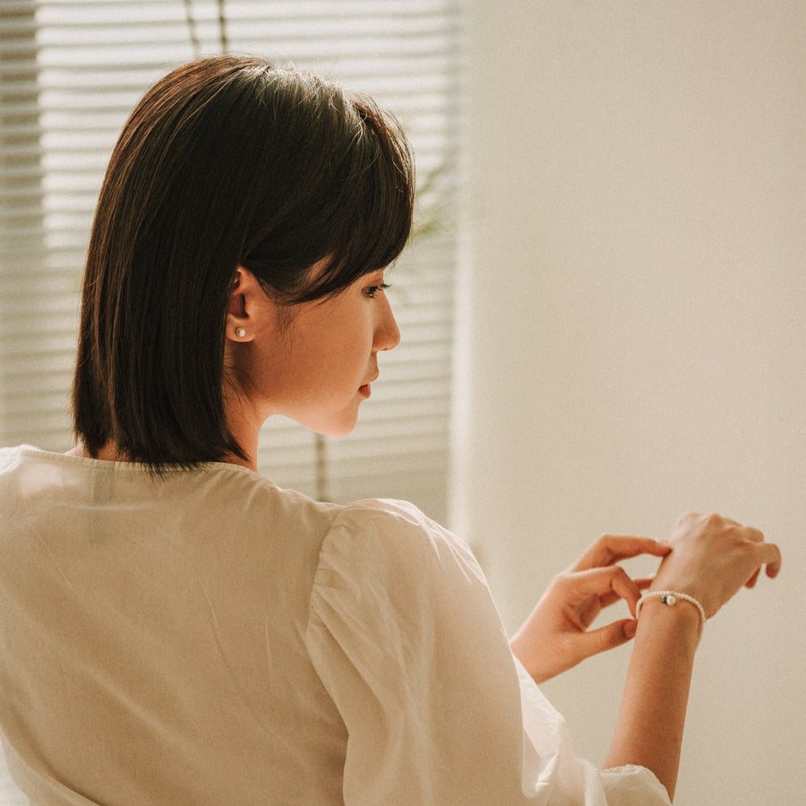 Julia|極光淡水珍珠耳環