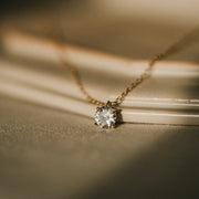 Lena|頂級鋯石純銀單鑽項鍊