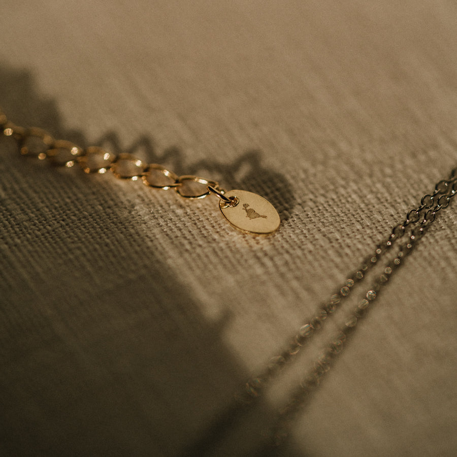 Lena|頂級鋯石純銀單鑽項鍊