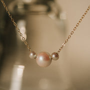 Avery's Wish|Akoya三顆珍珠項鍊