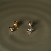 Lena|頂級鋯石純銀單鑽耳環