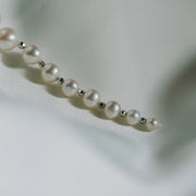 Taylor J.|珍珠鏈條耳環耳夾