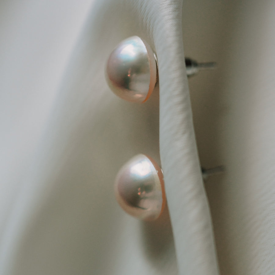 Mabe|馬貝珍珠耳環