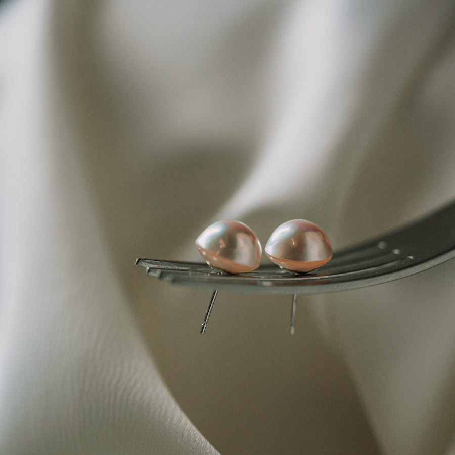 Mabe|馬貝珍珠耳環