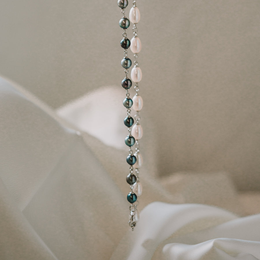 Alzena C.|Akoya黑珍珠手鍊