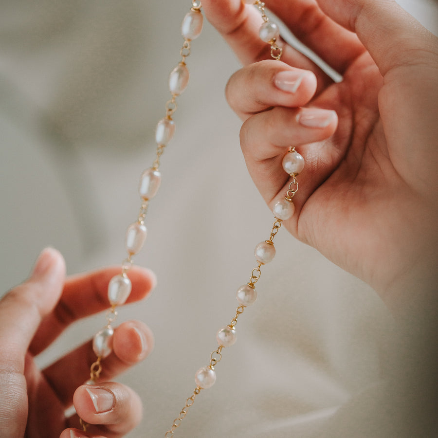 Alzena N.|長型珍珠手鍊