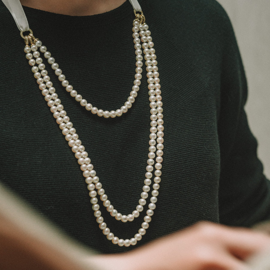 Athena|層次珍珠項鍊