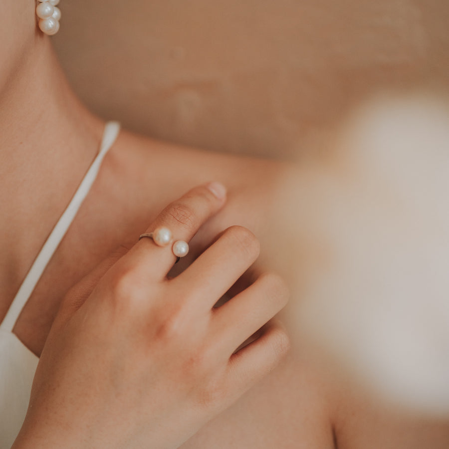 Abigail|雙珍珠戒指