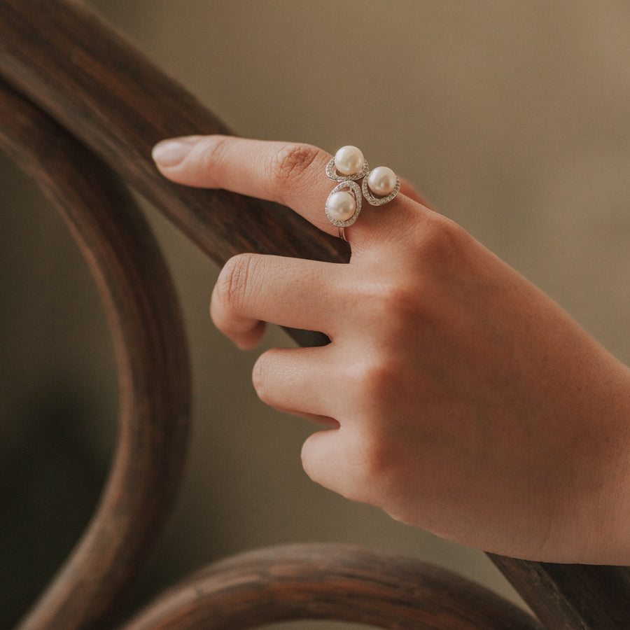 Regina|Akoya珍珠戒指