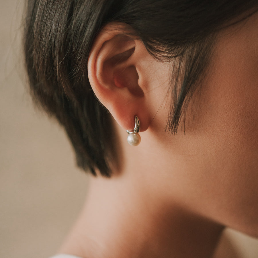 Irene|Akoya珍珠耳夾