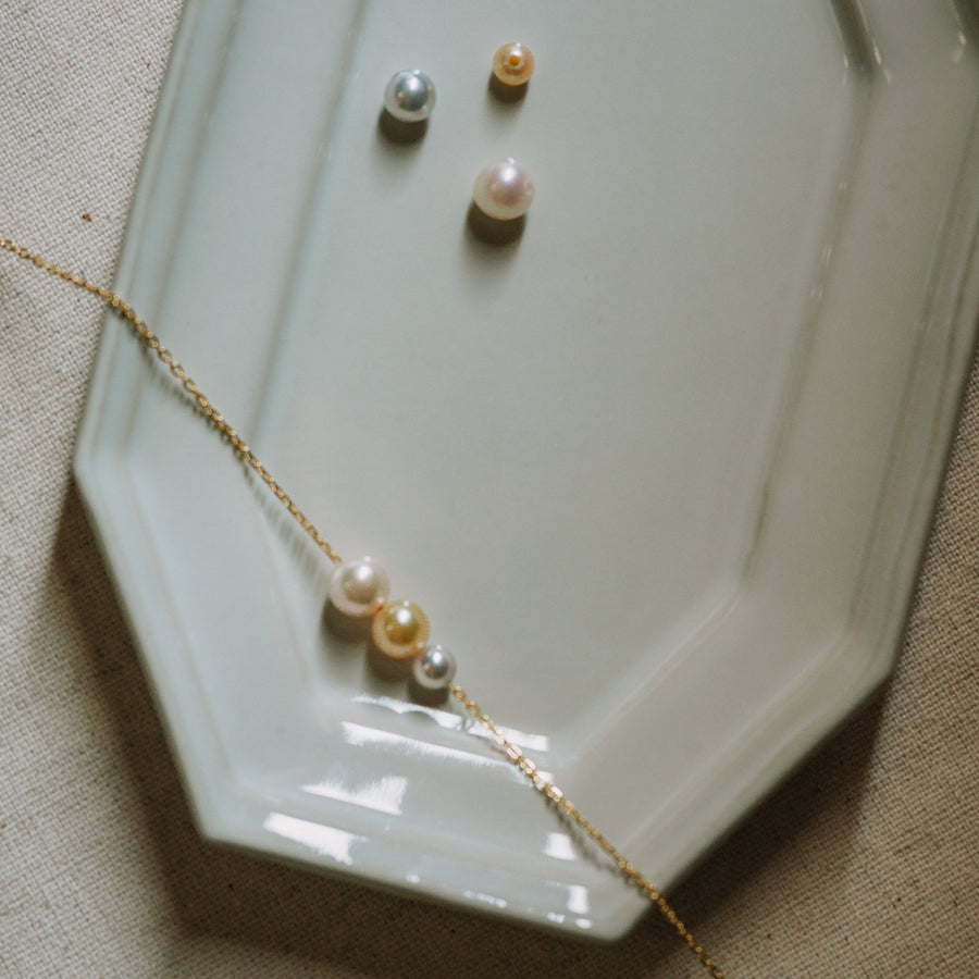 Patricia|Akoya三色珍珠項鍊