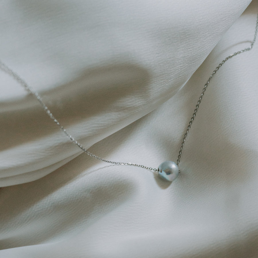 Stella|真多麻單顆珍珠項鍊