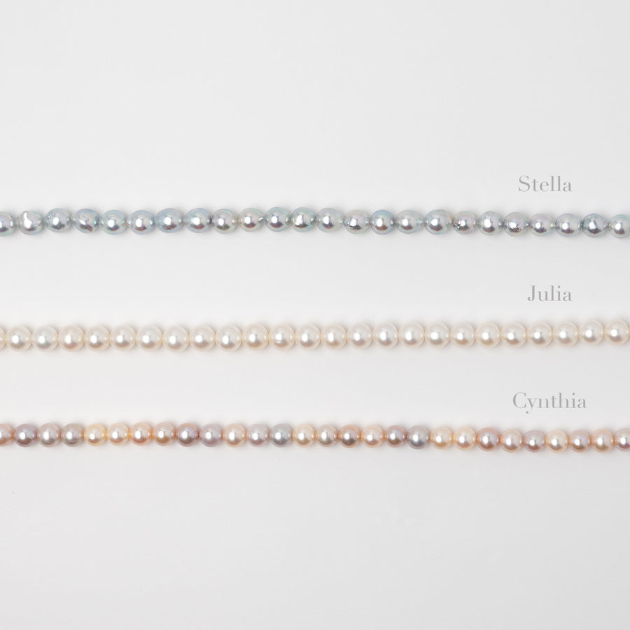 Avery Pearl Set|Akoya珍珠項鍊耳環套組