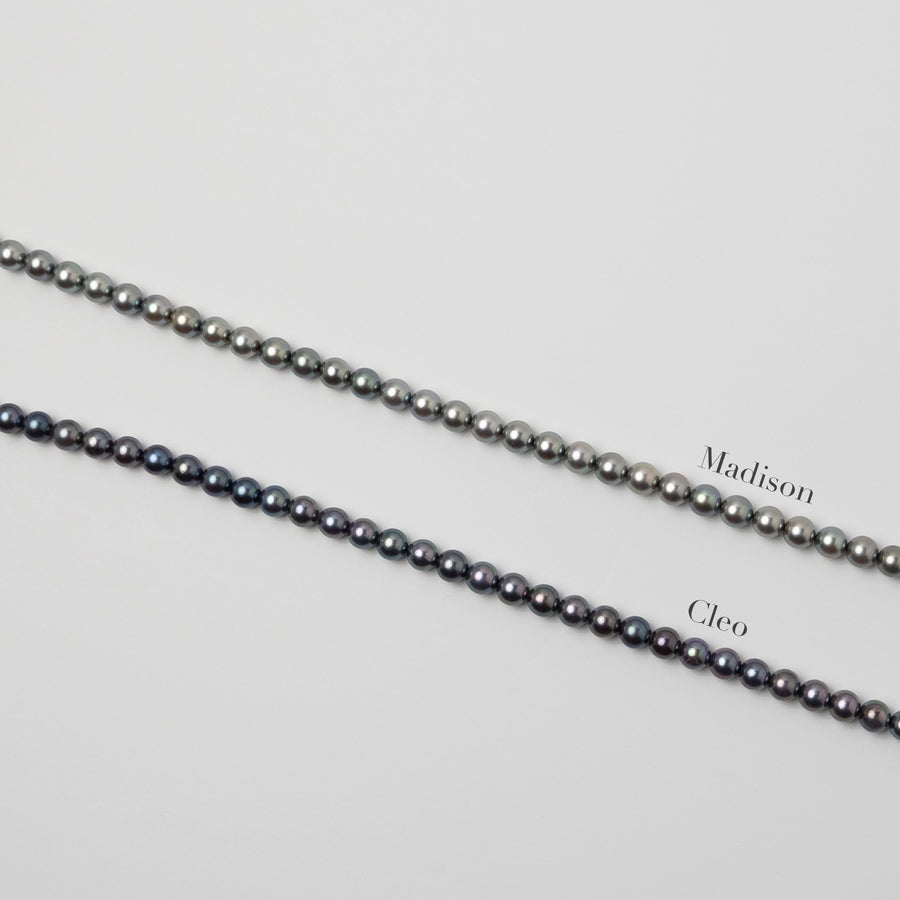 Cleo|Akoya迷幻黑珍珠項鍊
