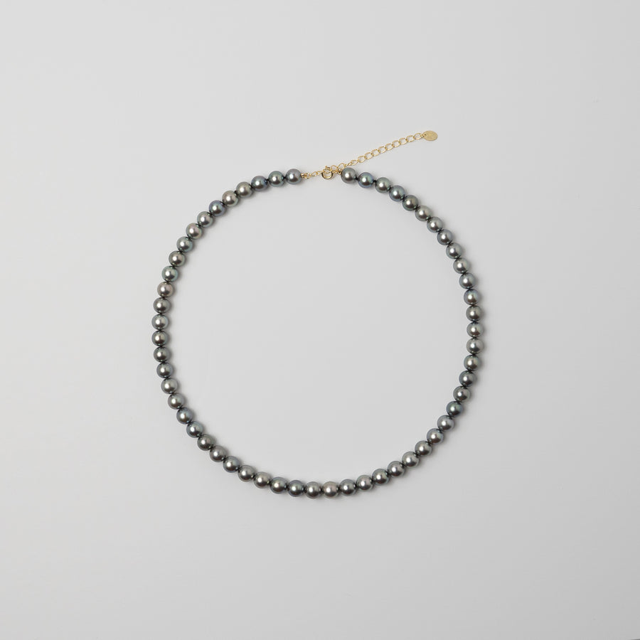 Madison|Akoya銀黑珍珠項鍊
