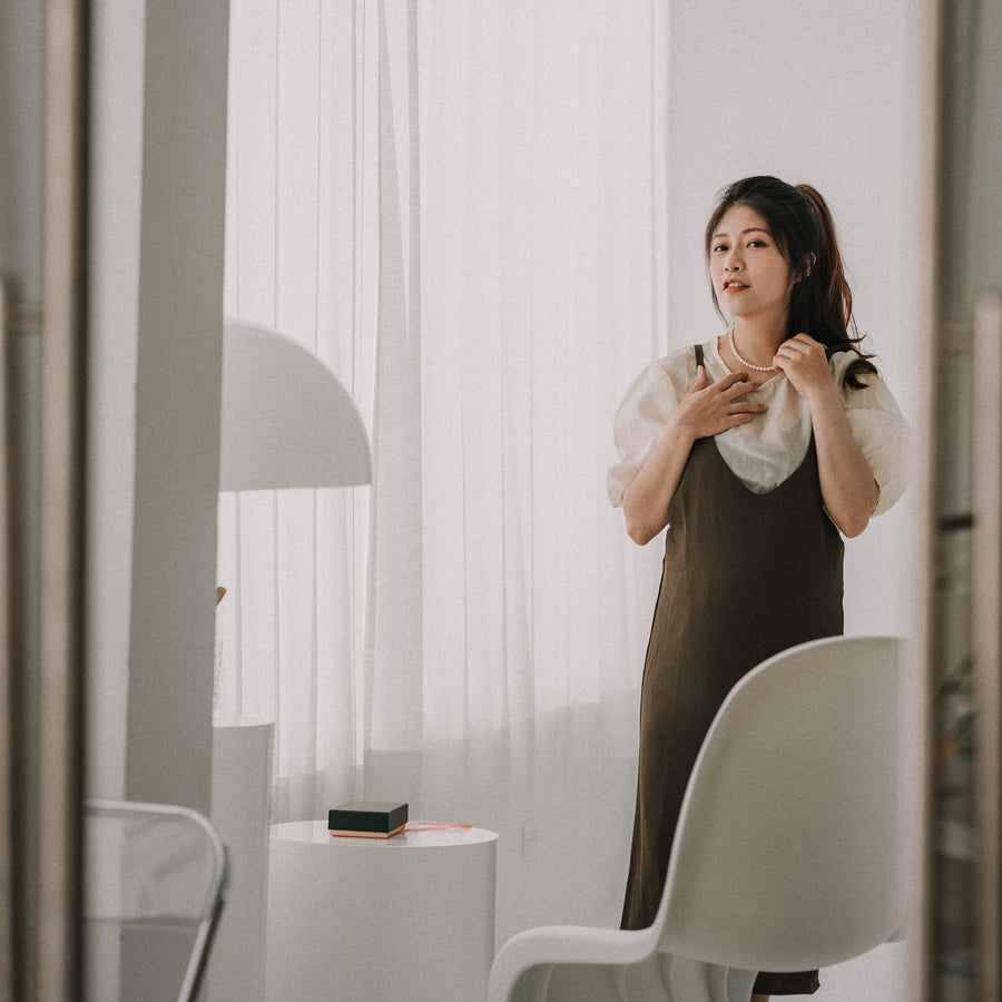 Julia|白色珍珠項鍊