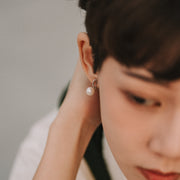 Melody|夾式珍珠耳環