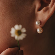 Mommy&Me|雙珍珠兩用耳環
