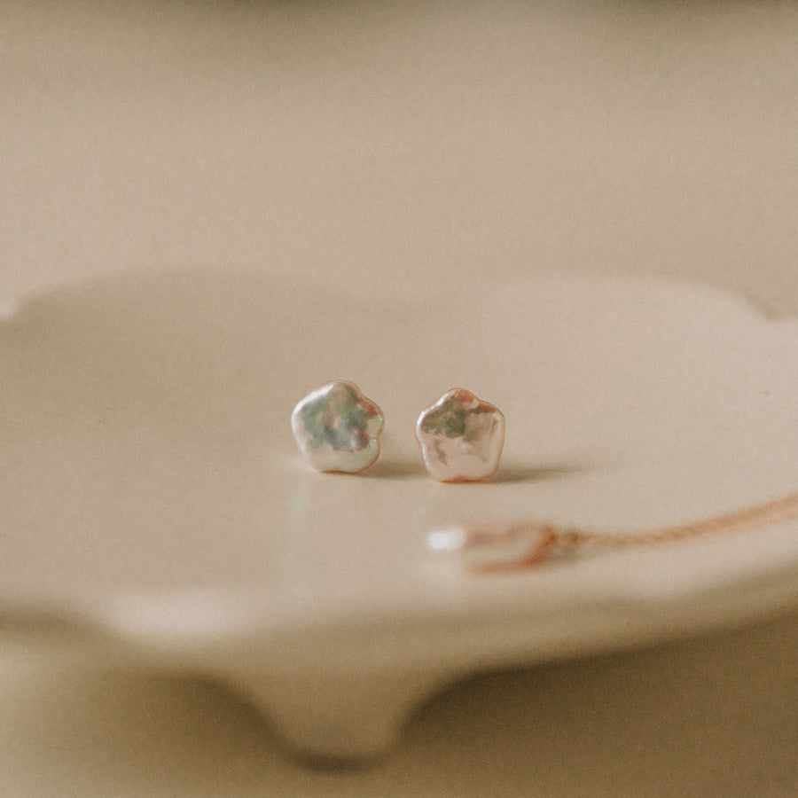 Leah｜Keshi珍珠耳環