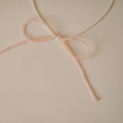 Amélie L.｜大蝴蝶結珍珠項鍊